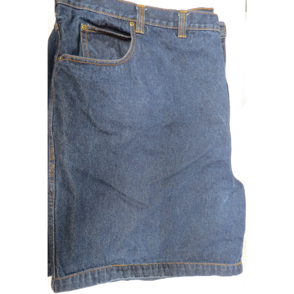 KingSize Jean Shorts Mens Size 60 Big & Tall Blue 100% Cotton Denim - Picture 4 of 9